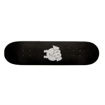 Grey Elephant Custom Skate Board