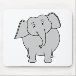 Grey Elephant. Mousepads
