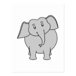 Grey Elephant. Post Cards