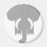 grey elephant refrigerator magnet