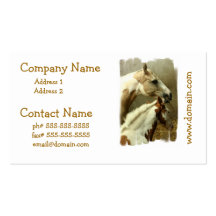 Grey Eventing Horse Business Cards