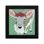 Grey Fawn Green Box Keepsake Box