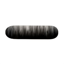 Grey Flame Skate Board Deck