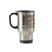 Grey For My Hero 2 Sister Brain Cancer Coffee Mug