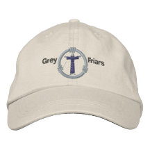 Grey friars embroidered baseball caps