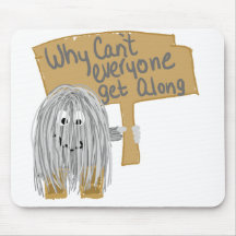 grey get along mouse pad
