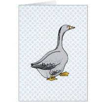 Grey Goose Greeting Card