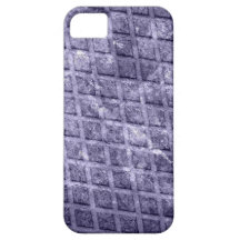 Grey grunge diamond rust metal iPhone 5 cover