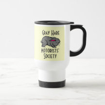 Grey Hare Motorists' Coffee Mugs