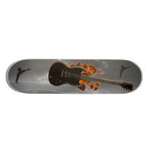 Grey Heaven Personalisiertes Skateboard