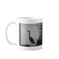 Grey Heron on Thames Mugs