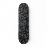 Grey Hockey Blades Skateboard Decks