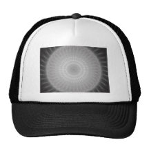 Grey Kaleidoscope Art 2 Trucker Hats