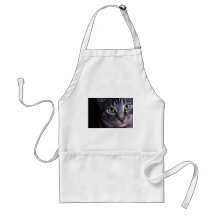 Grey Kitten Face Apron