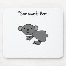 Grey koala mousepad