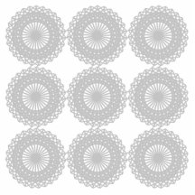 Grey Lace Design Pattern. Cut Out