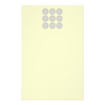 Grey Lace Design Pattern. Personalized Stationery