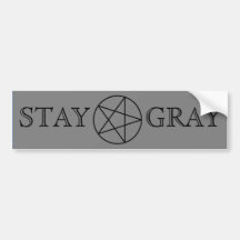 Grey Magic Bumper Stickers