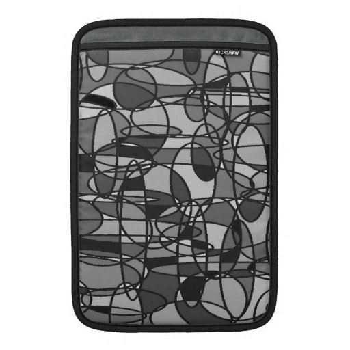 Grey Ovals Rickshaw MacBook Air Vertical Sleeve MacBook Air Sleeve