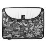 Grey Ovals Sleeve for Macbook Pro 15"