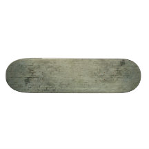 Grey Painted Brick Wall Texture Background Skateboard