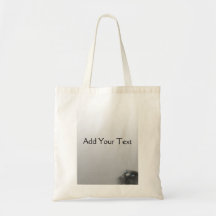 Grey Persian Cat with Blue Eyes on Grey Canvas Bags