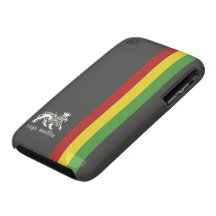 Grey rasta stripe iPhone 3G/3GS iPhone 3 Cases