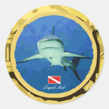 Grey Reef Shark Sticker Adesivos