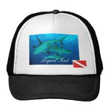 Grey Reef Sharks Hat Boné