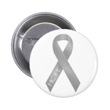 Grey Ribbon Pin