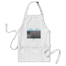 Grey Rock Texture Apron