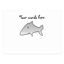 Grey shark post cards