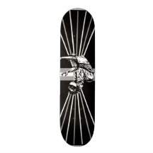Grey-Spectrum Skateboard