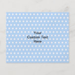 Grey Squirrel on Blue Polka Dot Pattern Flyer
