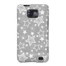 Grey Stars Samsung Galaxy S Case