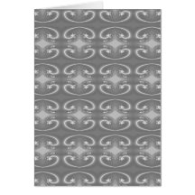 Grey Swirls, Elegant Pattern. Cards