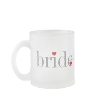 Grey Text Bride Mug