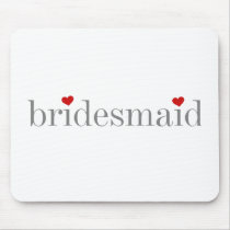 Grey Text Bridesmaid