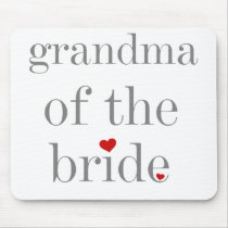 Grey Text Grandma of Bride