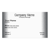 Grey to White Business Card