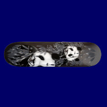 Grey Tone Panda Skateboard skateboards