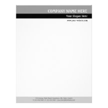 Grey Tones Letterhead Template
