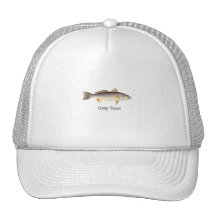 Grey Trout (titled) Trucker Hats