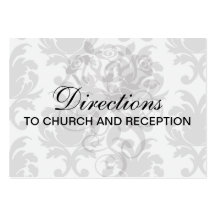 grey white baroque damask business card templates