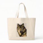 Grey Wolf Canvas Bag