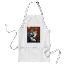 Grey Wolf, Endangered Species Digital Photography Apron