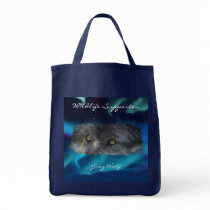 Grey Wolf Eyes Wildlife Carry Bag