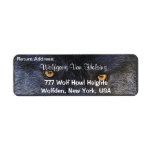 GREY WOLF EYES Wildlife Return Address Labels