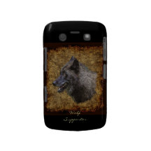 Grey Wolf Head Wolf Supporter Art Blackberry Case