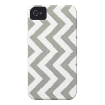 Grey Zig Zag Case-Mate iPhone 4 Cases